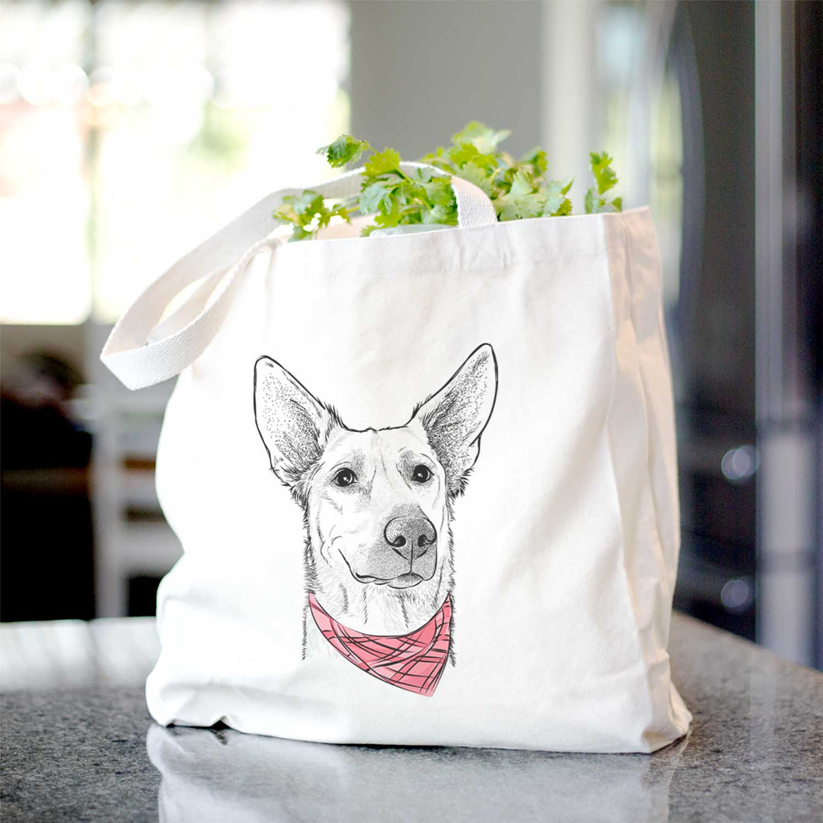 Ember the Shepherd Mix - Tote Bag