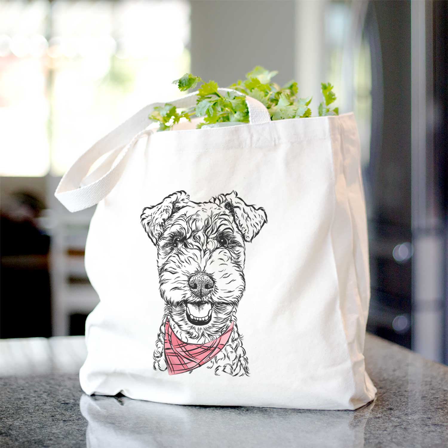 Fintan the Irish Troodle - Tote Bag