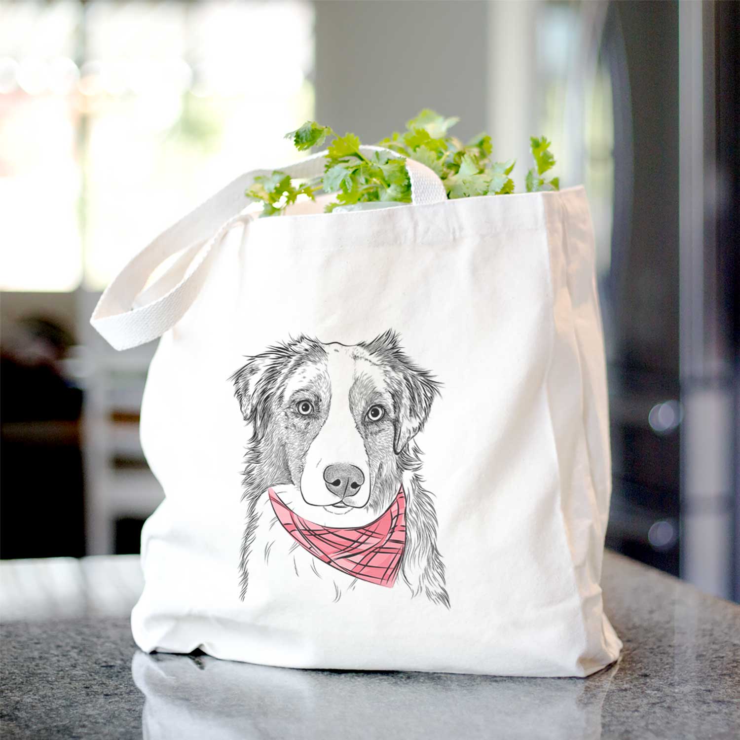 Ginger the Australian Shepherd - Tote Bag