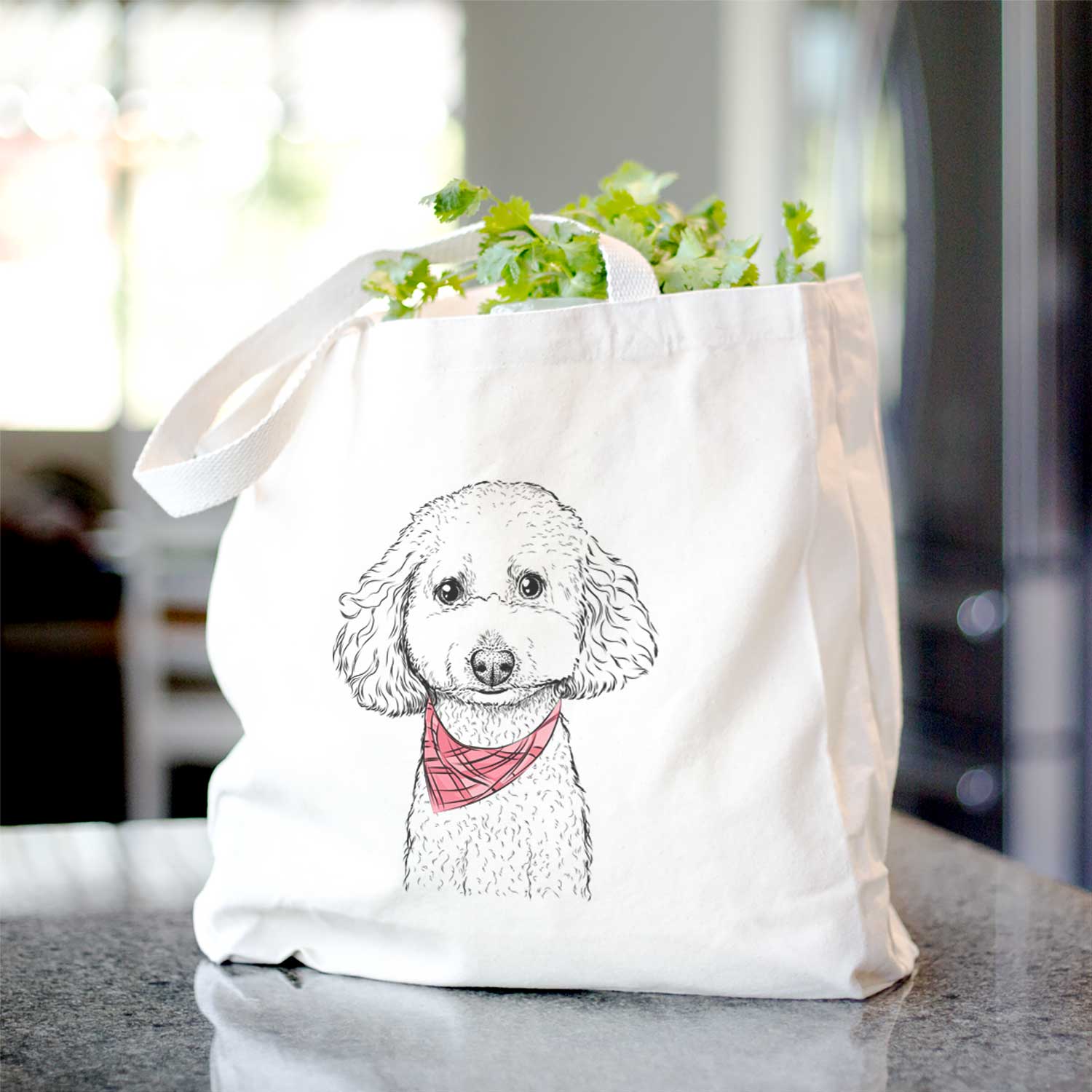 Guinness the Toy Poodle Mix - Tote Bag