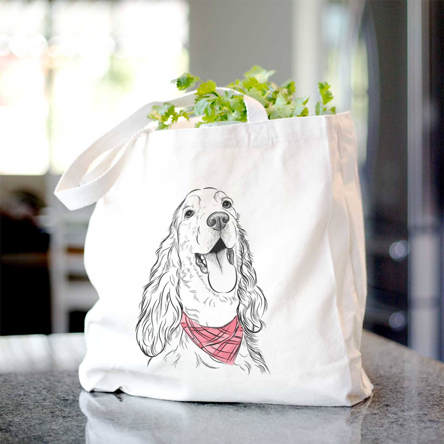 Happy Henry the English Cocker Spaniel - Tote Bag