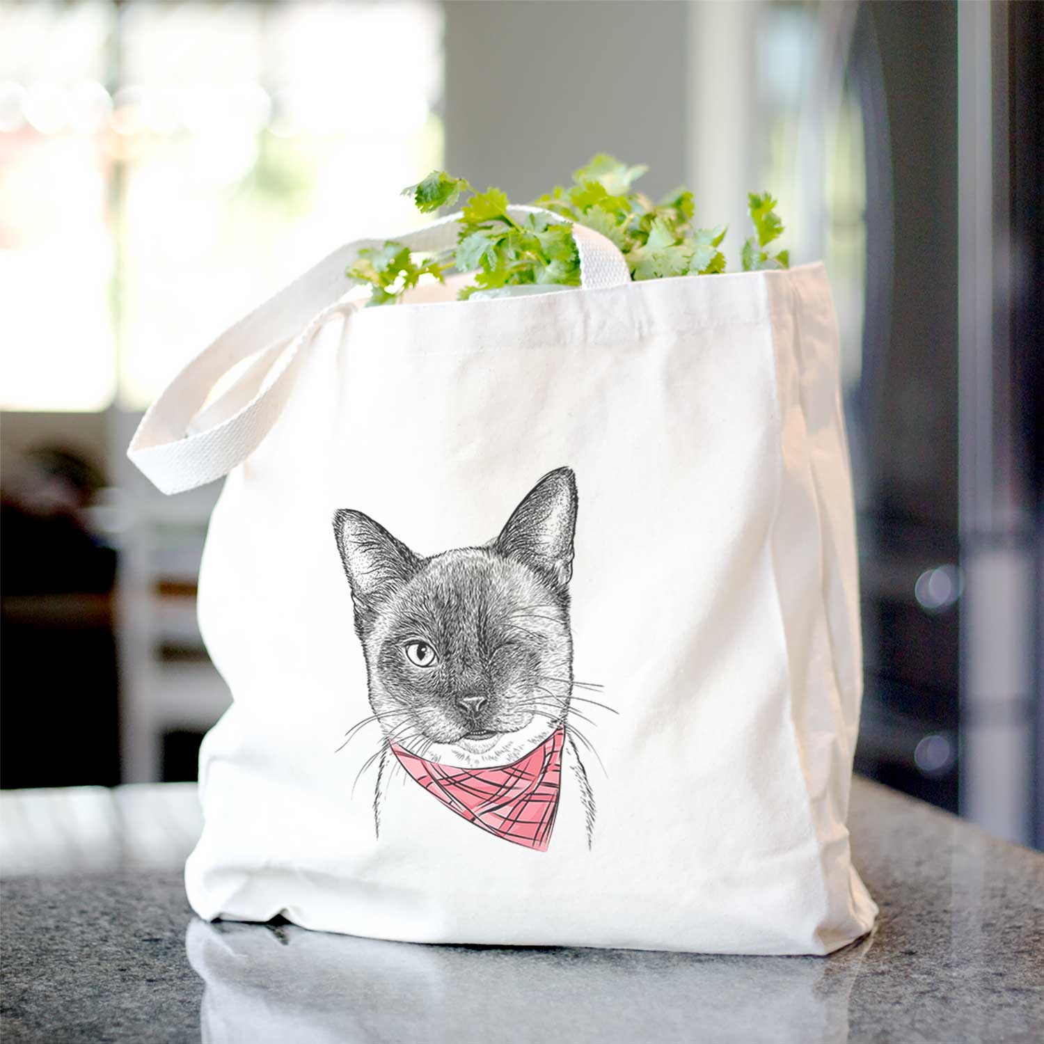 Hoggle the Siamese Cat - Tote Bag