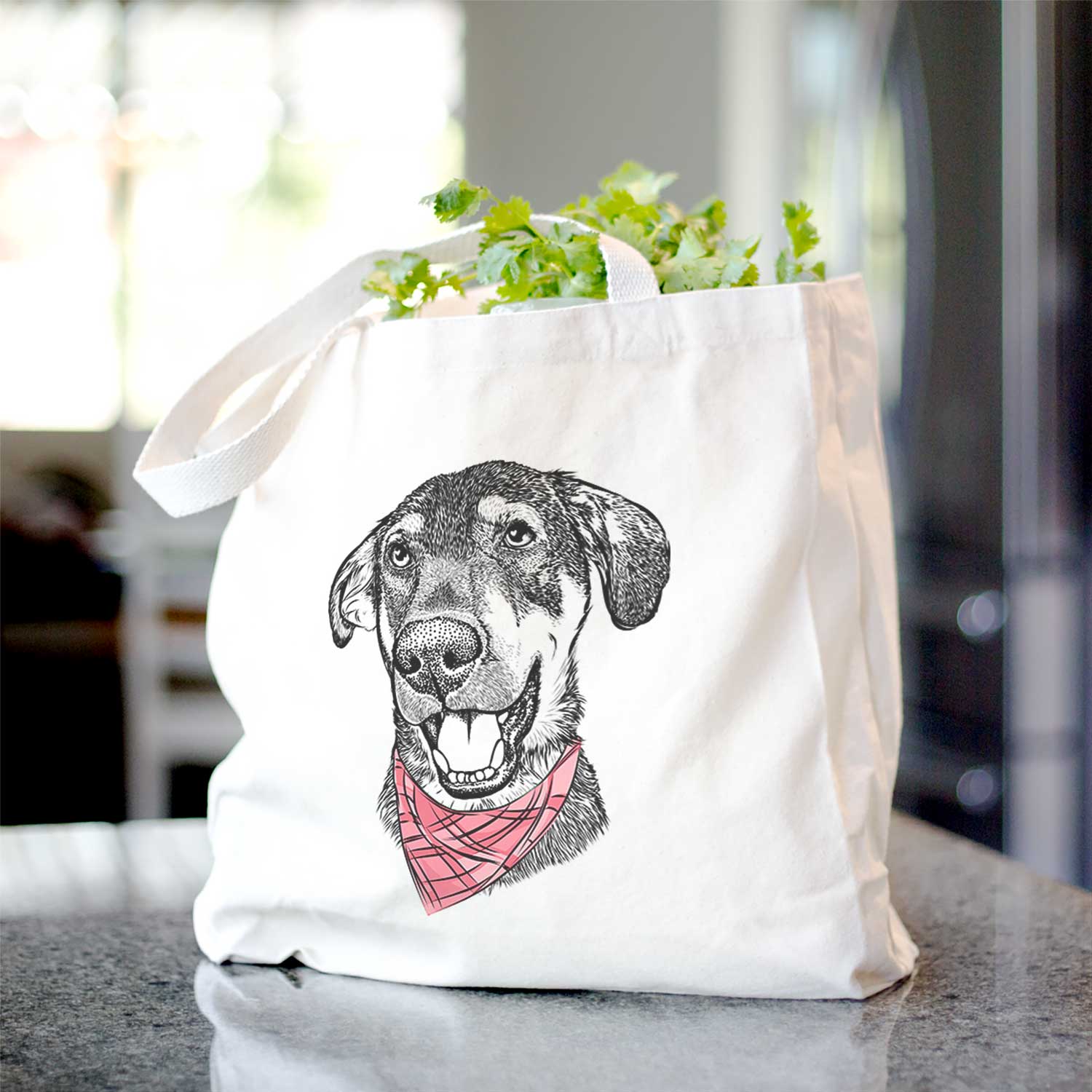 Jet the Mixed Breed - Tote Bag