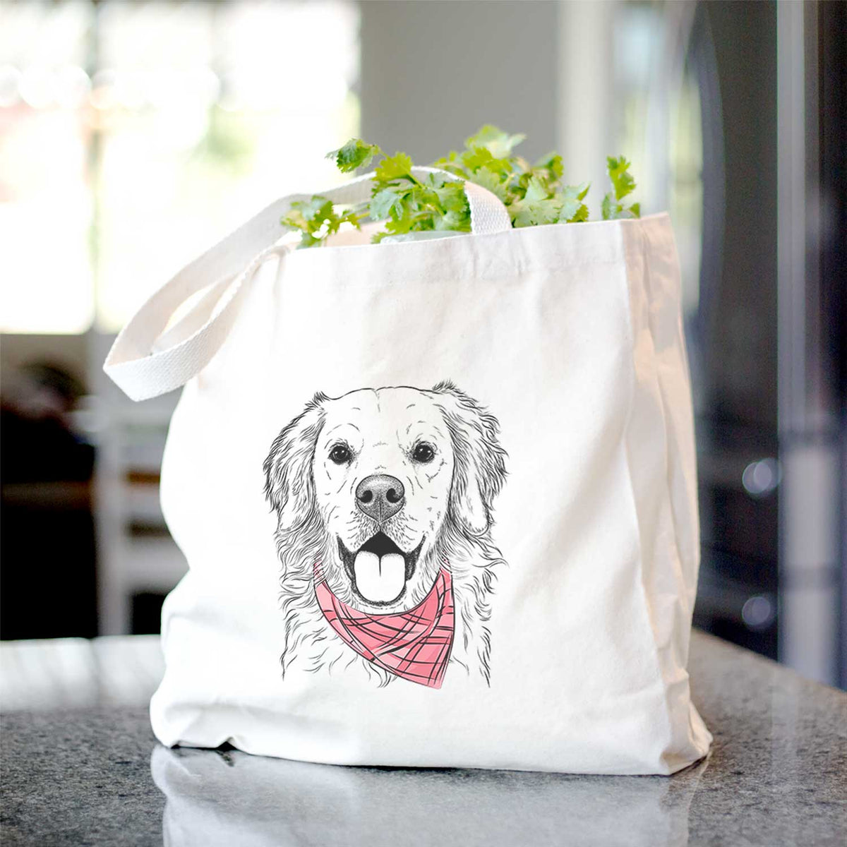 Juniper the Golden Retriever - Tote Bag