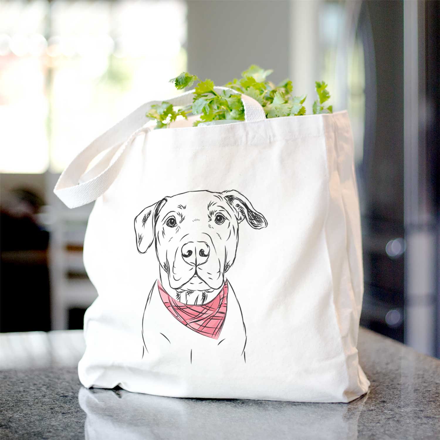 Kadin the Pitbull - Tote Bag