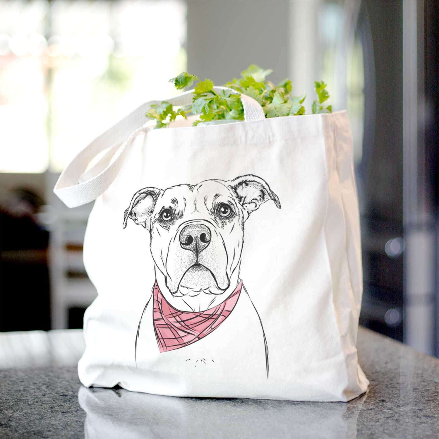 KiaOra the Pitbull Mix - Tote Bag