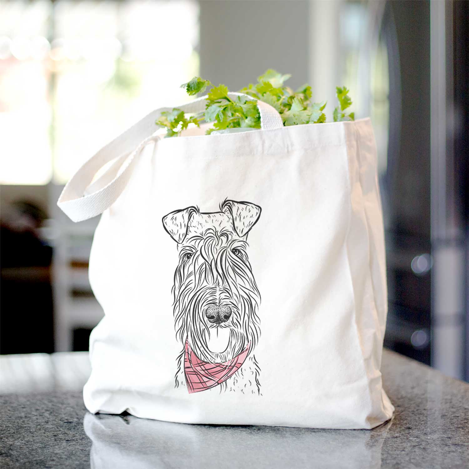 Kricket the Kerry Blue Terrier - Tote Bag