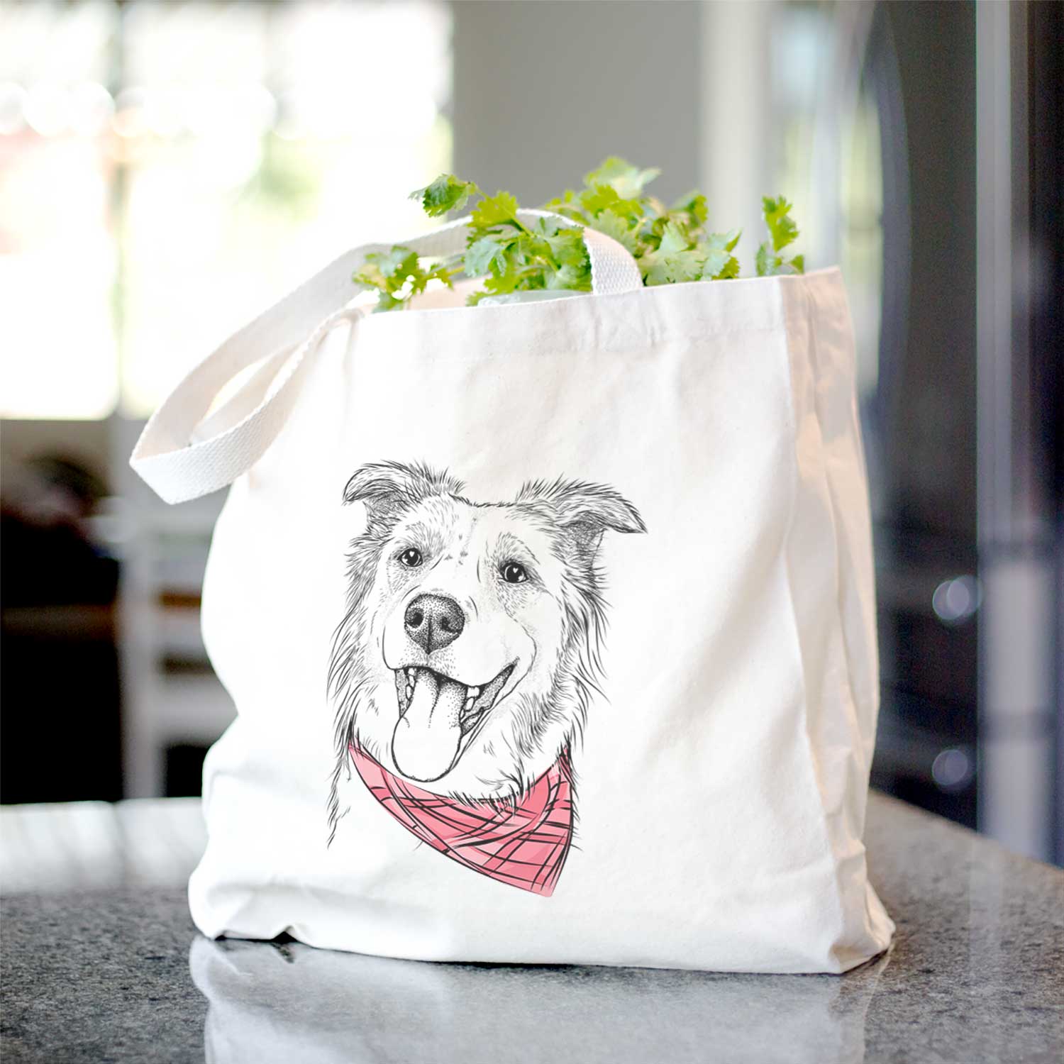 Macaroni the Border Collie - Tote Bag