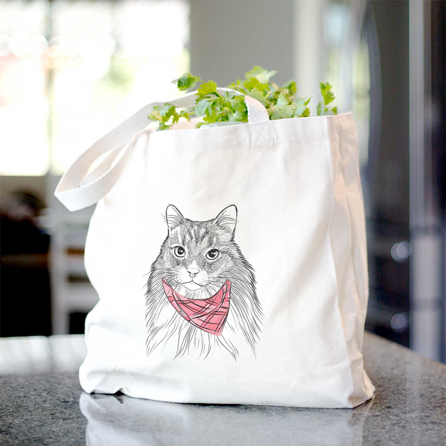 Maks the Siberian Cat - Tote Bag