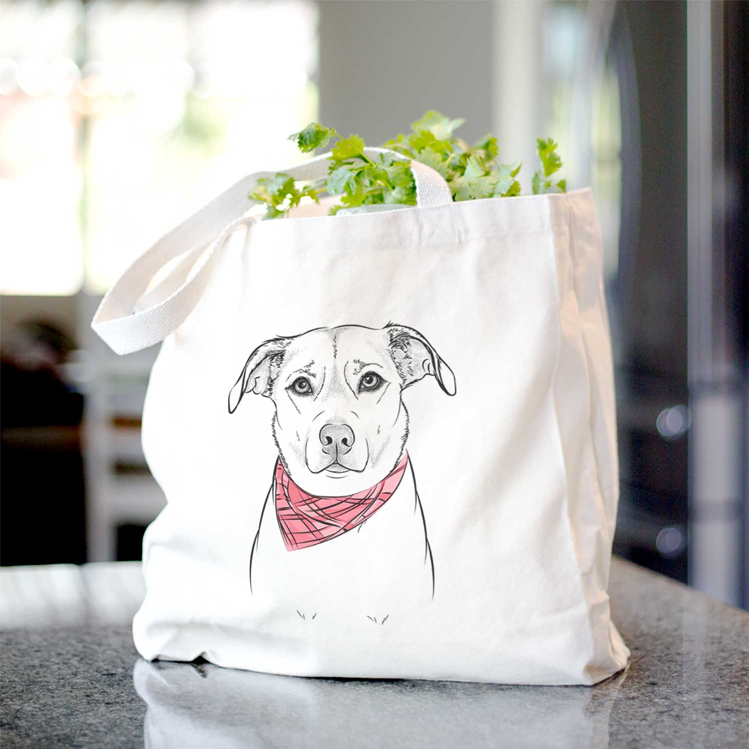 Mica the Labrador Pitbull Mix - Tote Bag