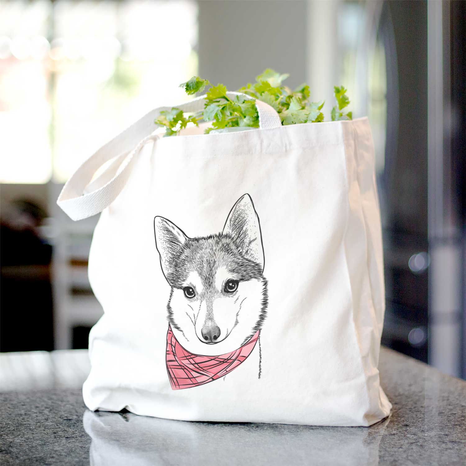 Nami the Alaskan Klee Kai - Tote Bag