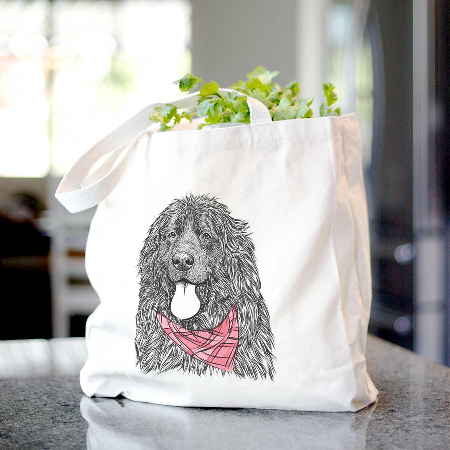 Neptune the Newfoundland - Tote Bag