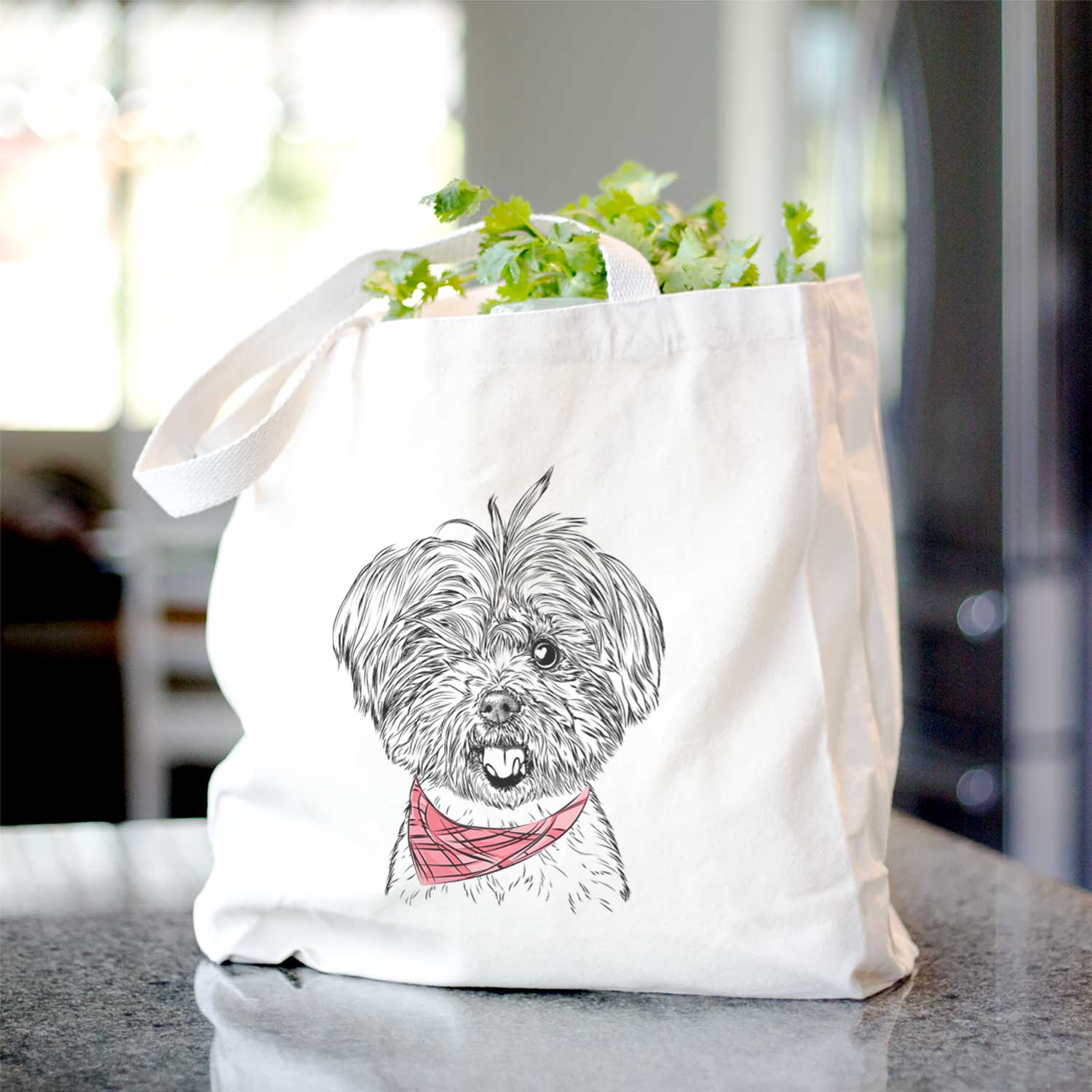 Oliver the Yorkie Mix - Tote Bag