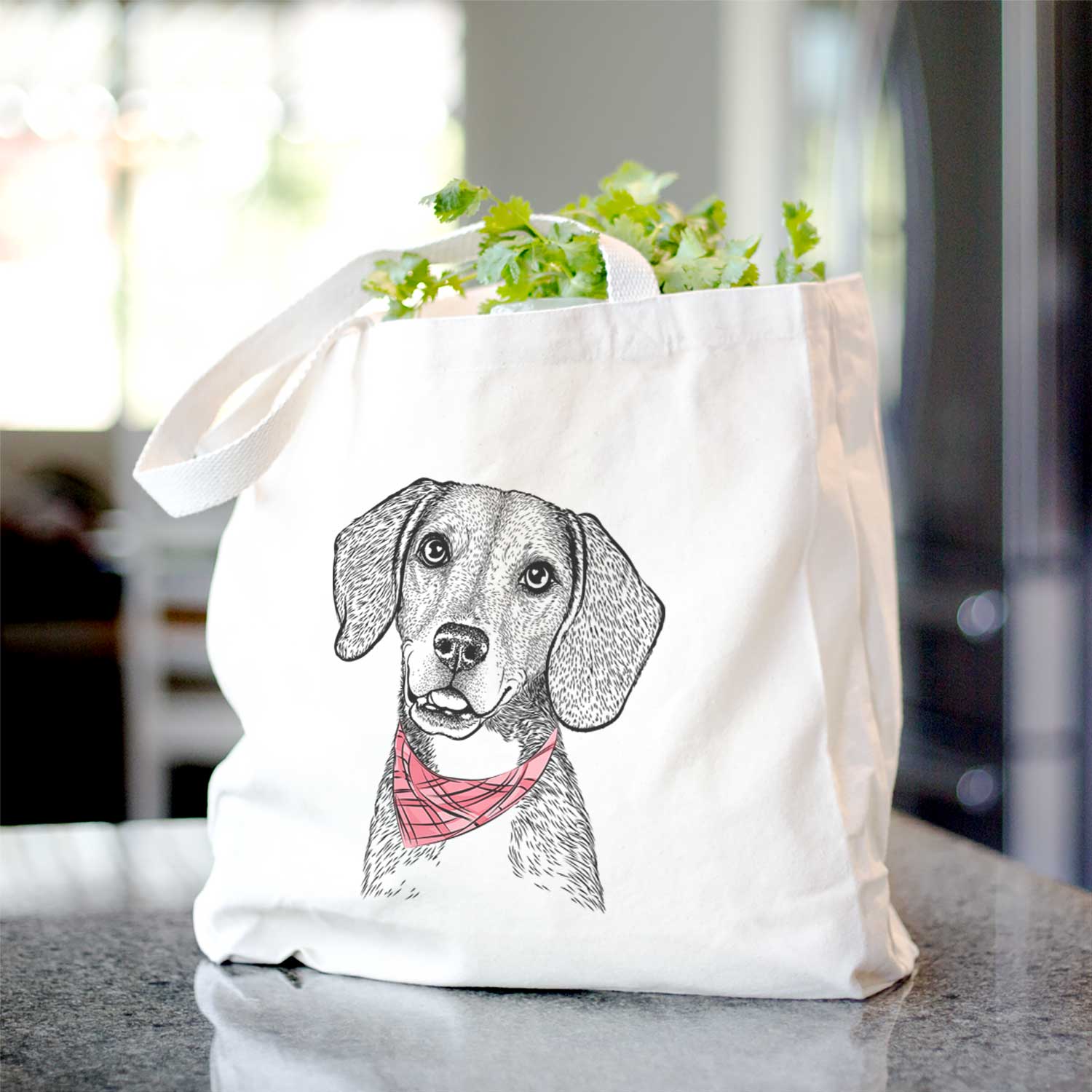 Pig the Beagle Mix - Tote Bag