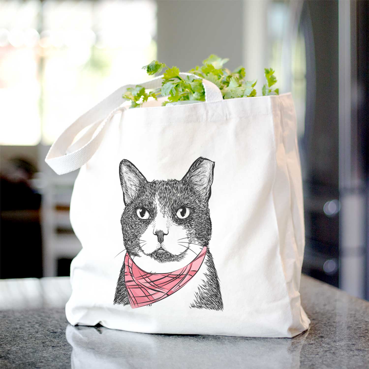 Pinky the Tuxedo Cat - Tote Bag