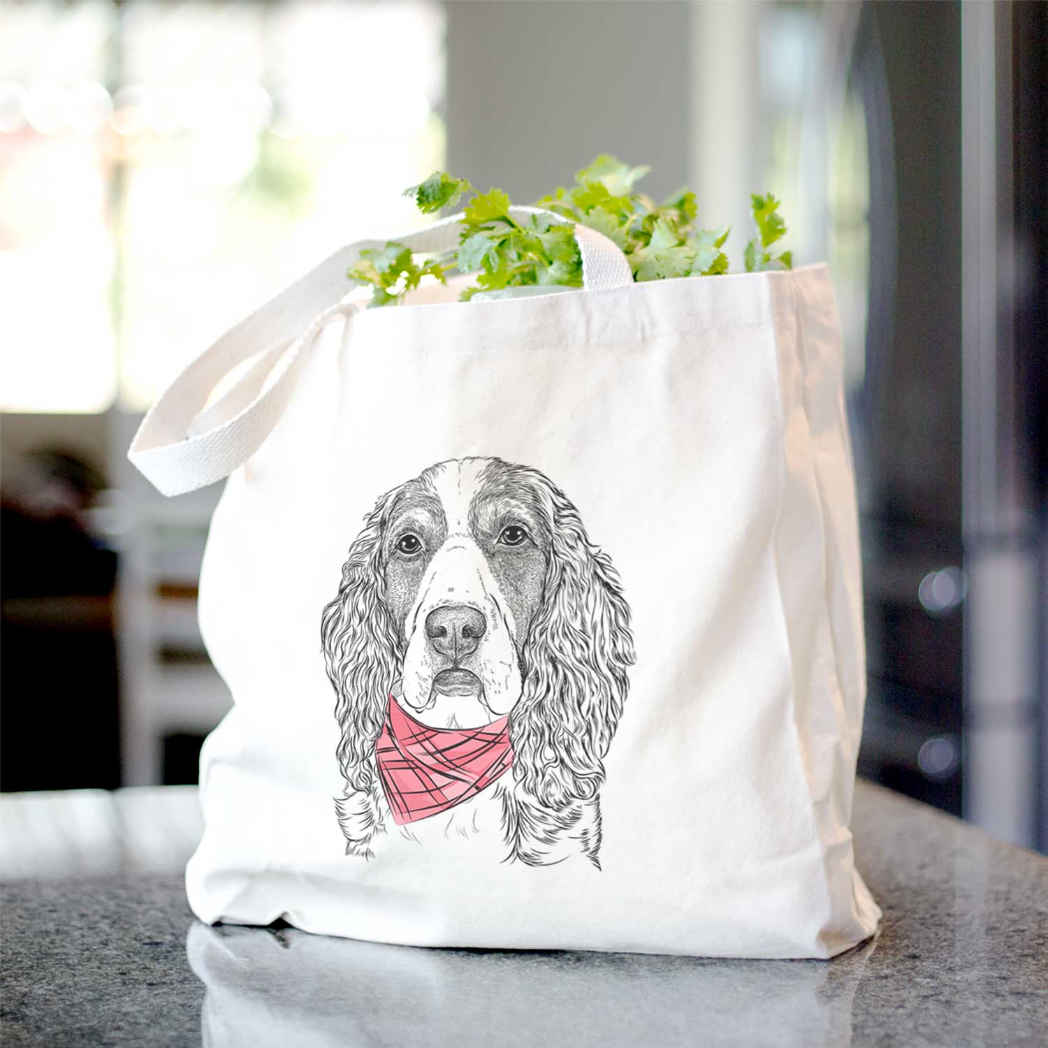 Red the English Springer Spaniel - Tote Bag