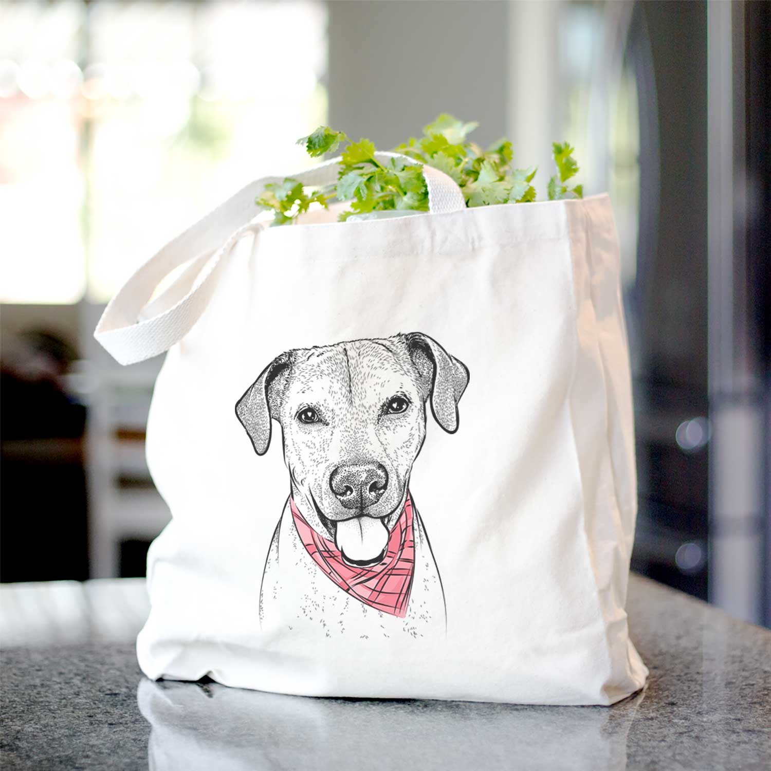 Sugar the American Staffordshire Mix - Tote Bag