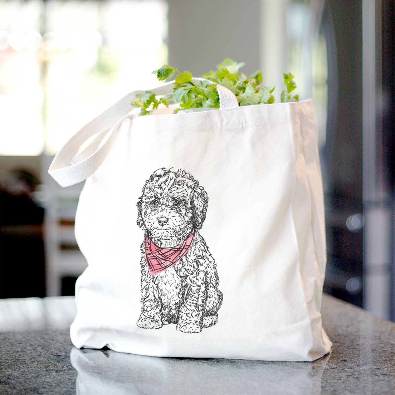 Sweet Tea the Mini Doodle - Tote Bag