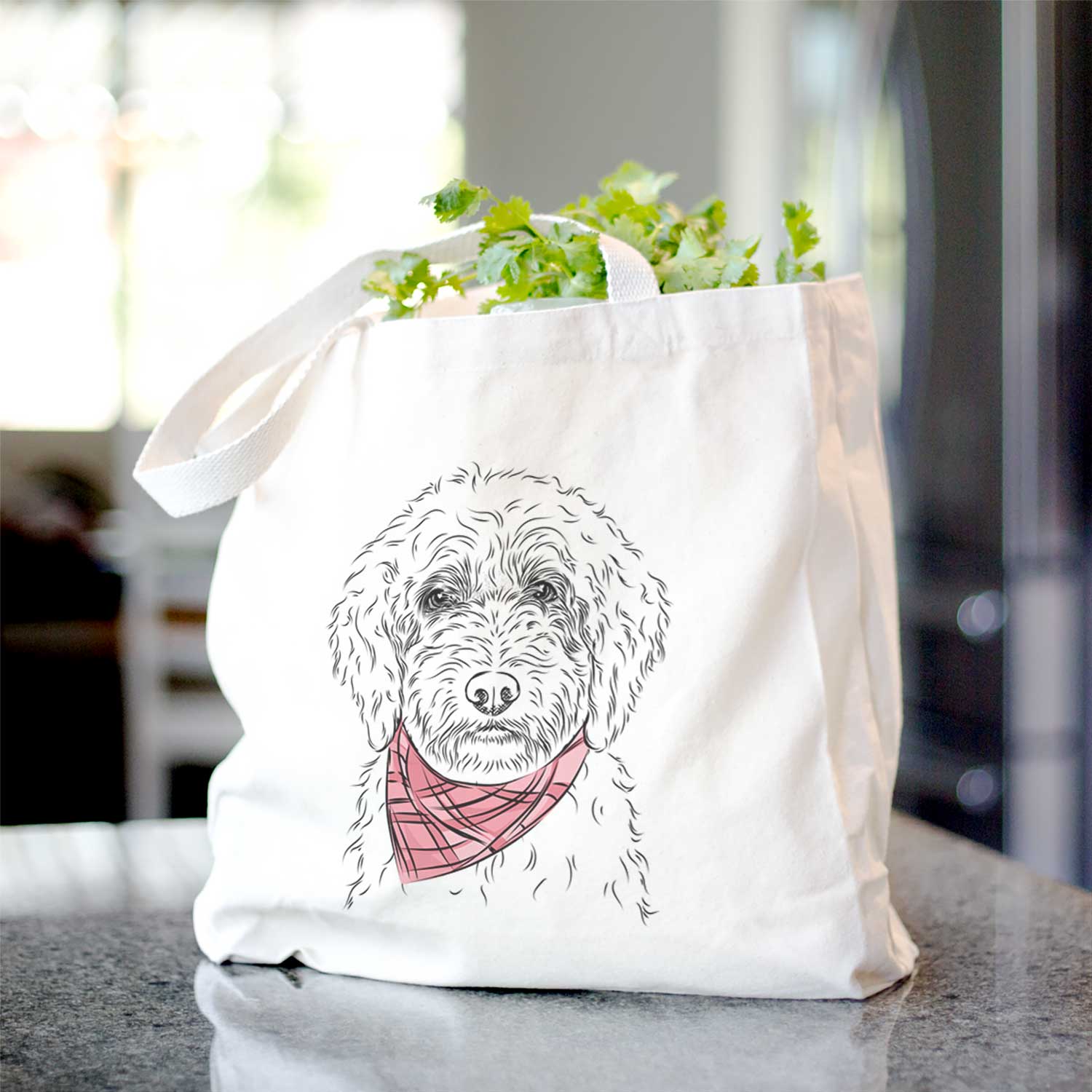 Teddy the Labradoodle - Tote Bag