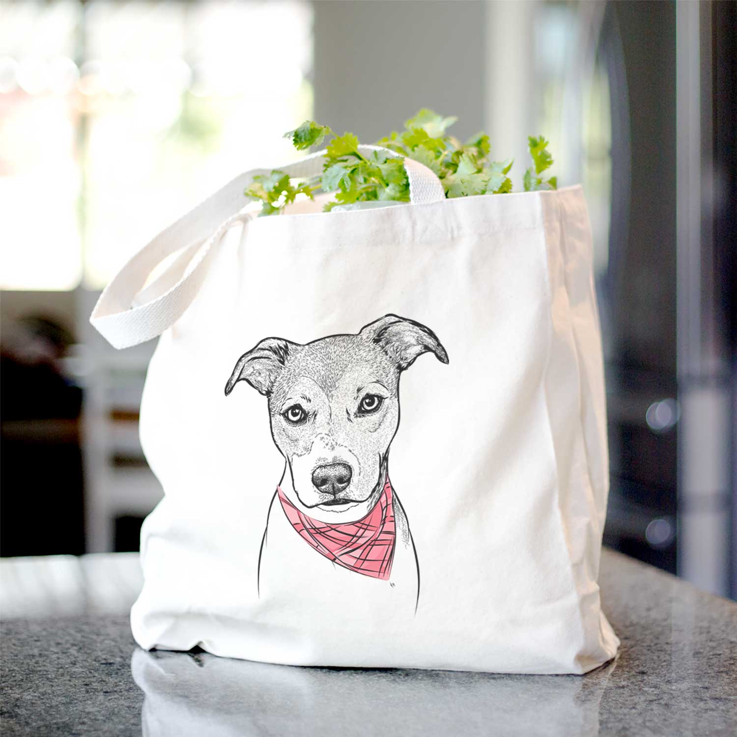 Tula the American Staffordshire Terrier Heeler Mix - Tote Bag