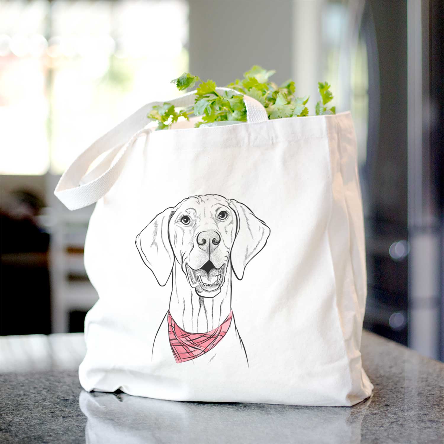 Wesley the Vizsla - Tote Bag