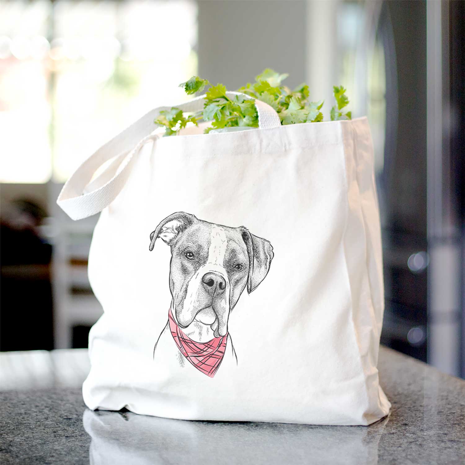 Winston the Boxer - Tote Bag