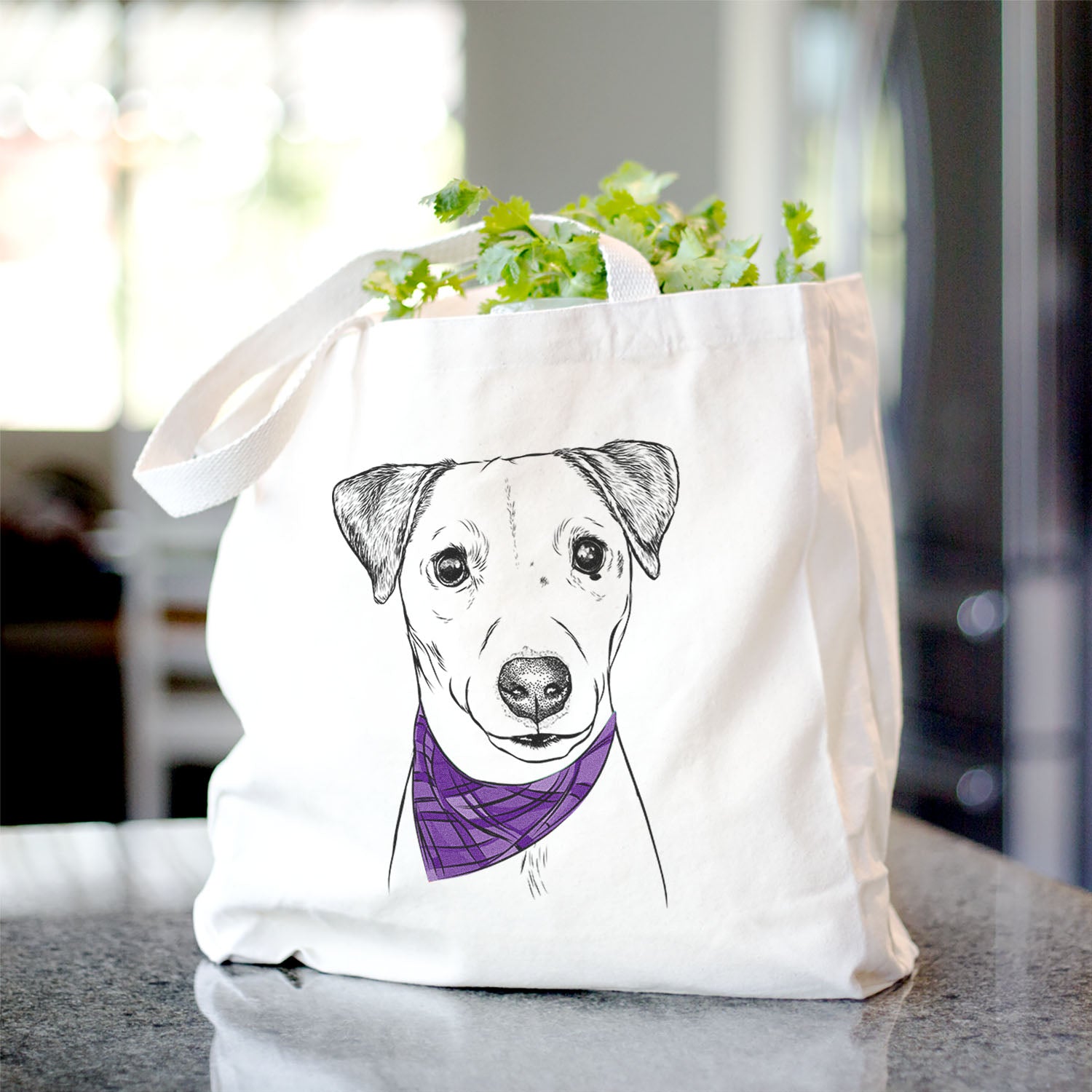 Ally the Jack Russell Terrier - Tote Bag