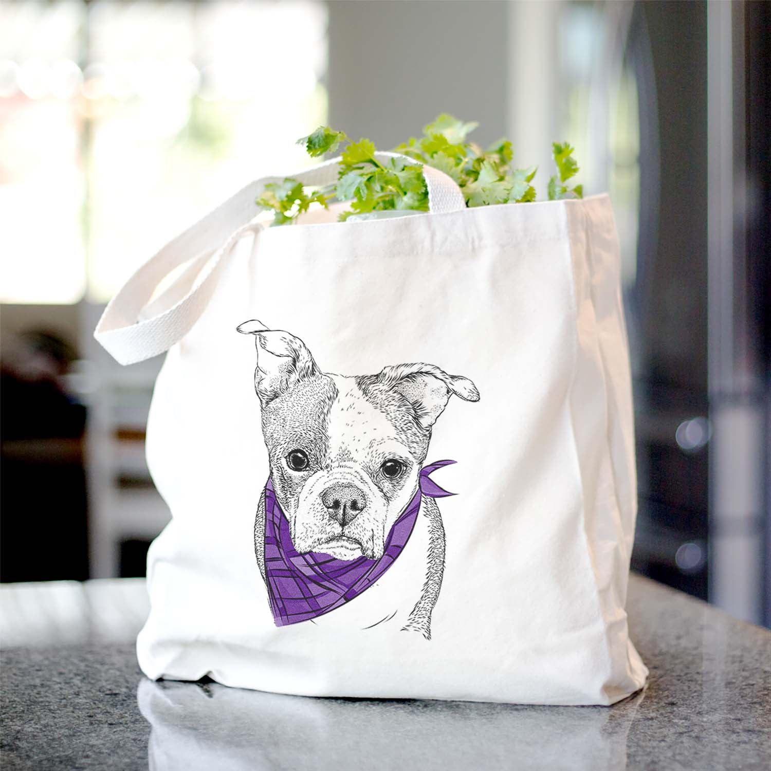 Bandit the Boston Terrier - Tote Bag