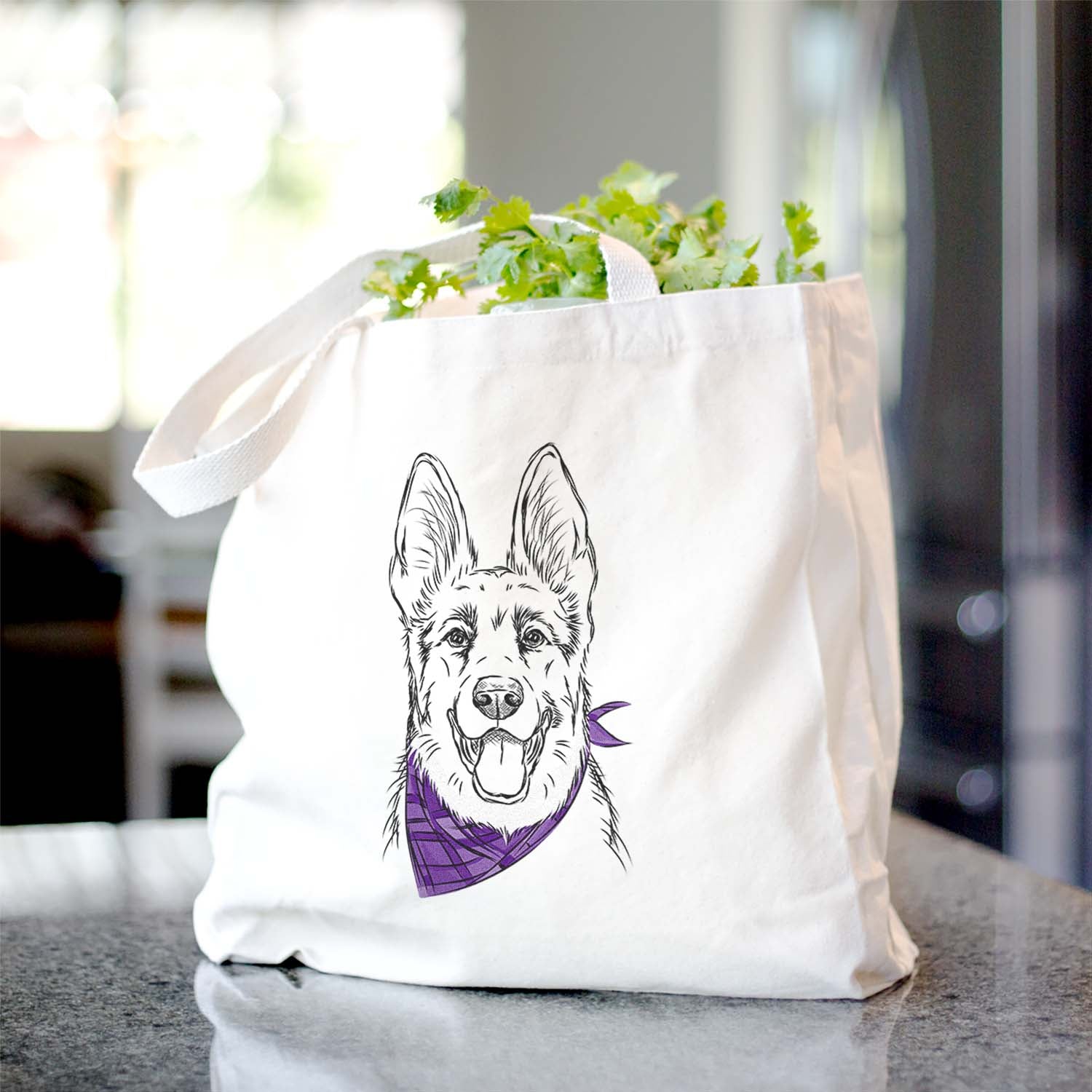 Brutus the German Shepherd - Tote Bag