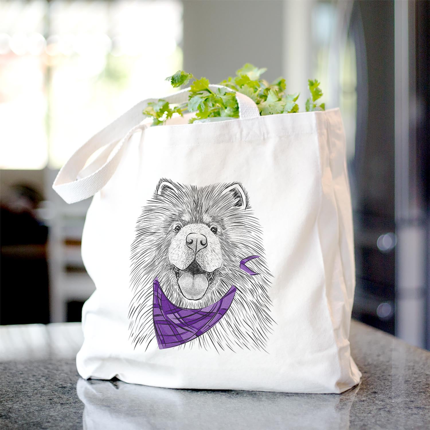 Charming Charlie the Chow Chow - Tote Bag