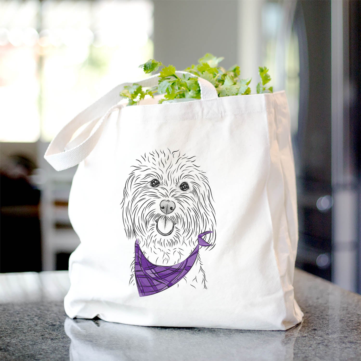 Cuddles the Coton de Tulear - Tote Bag