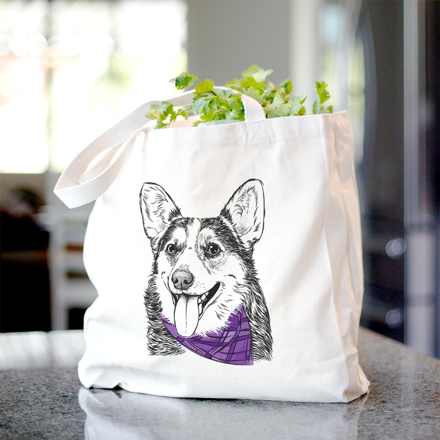 Darma the Corgi - Tote Bag