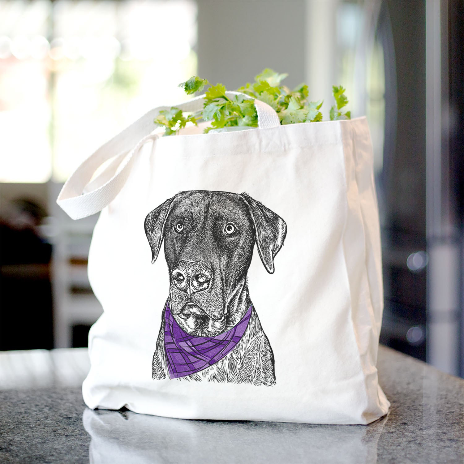 David the Boxador - Tote Bag