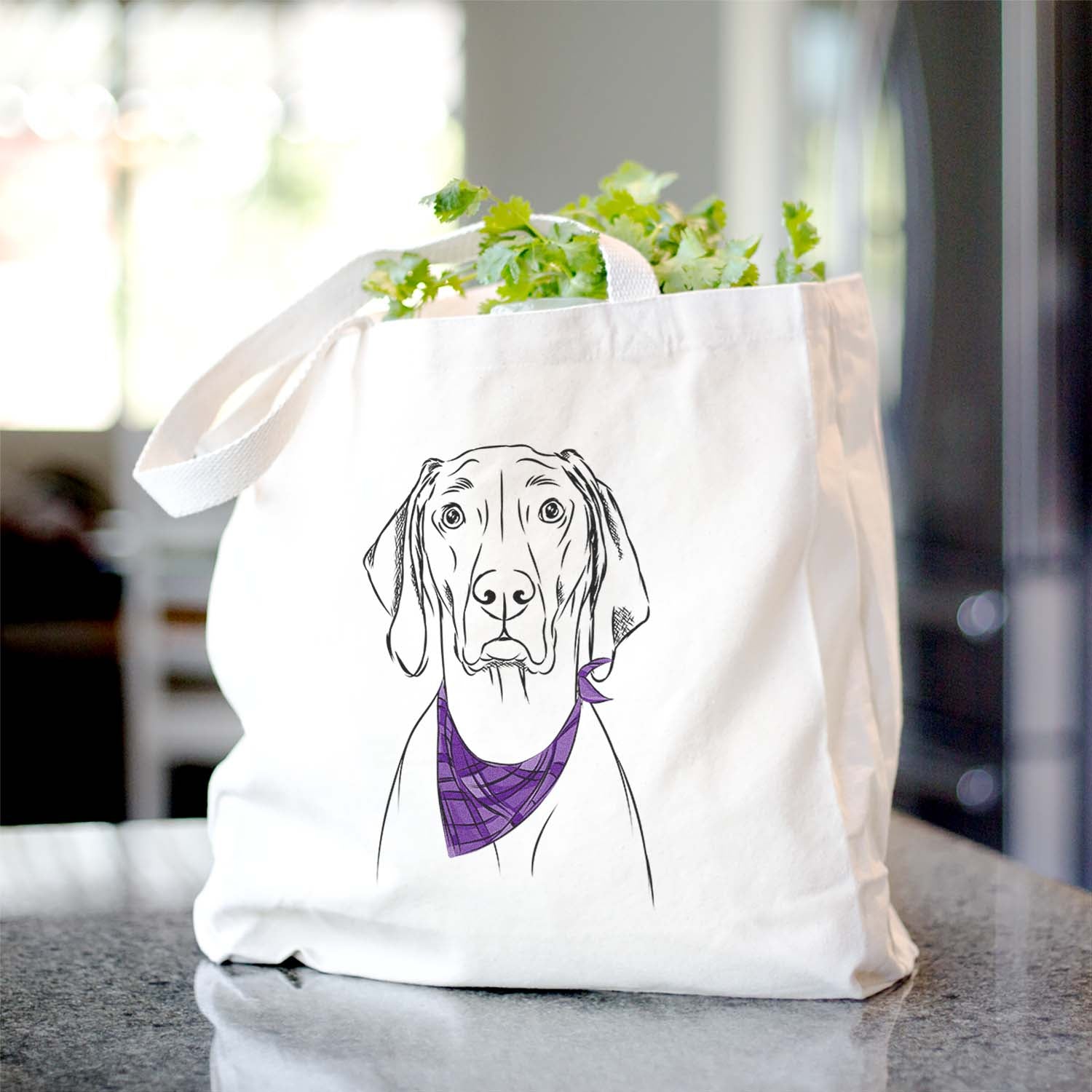 Flint the Weimaraner - Tote Bag