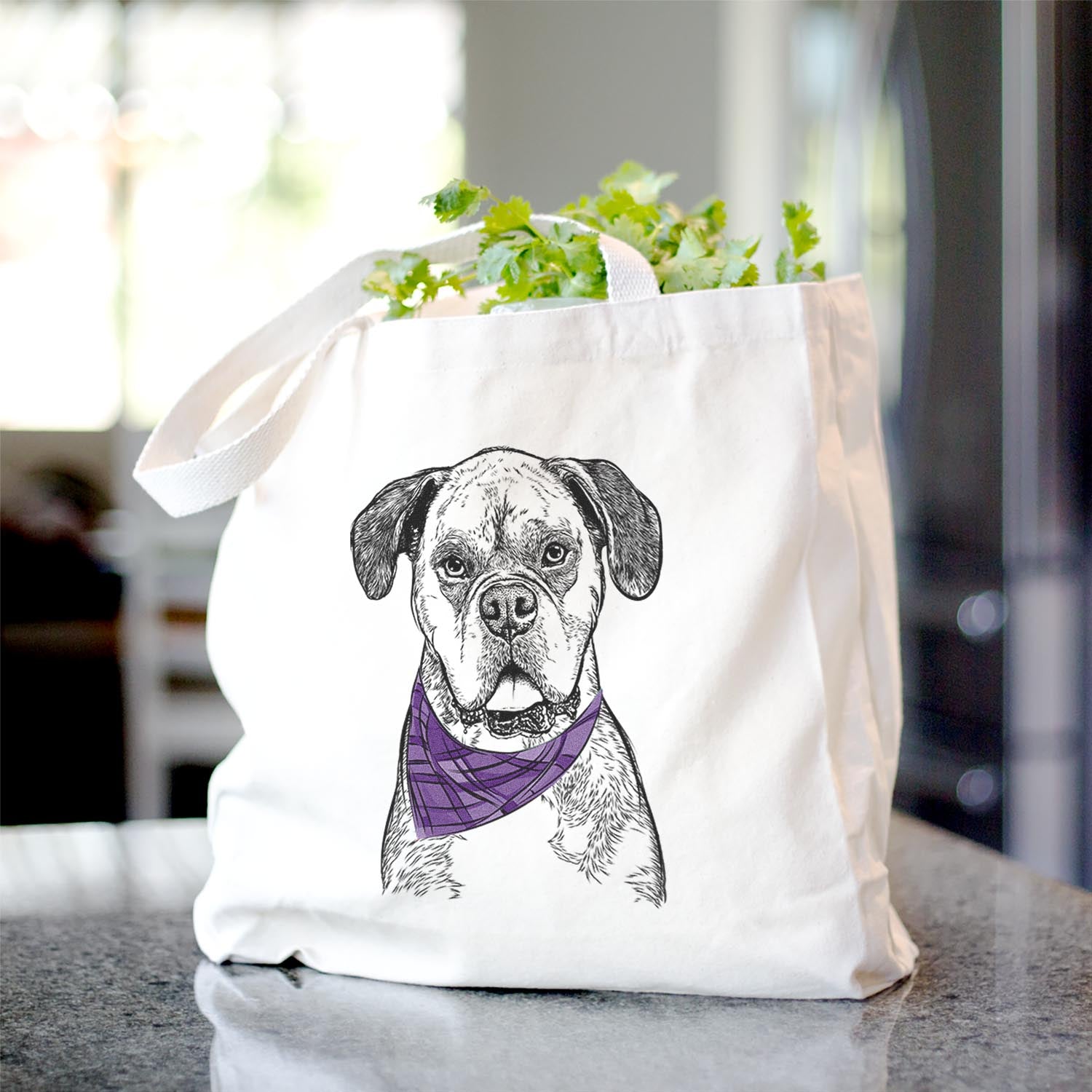 Floydie Bear the Boxer - Tote Bag