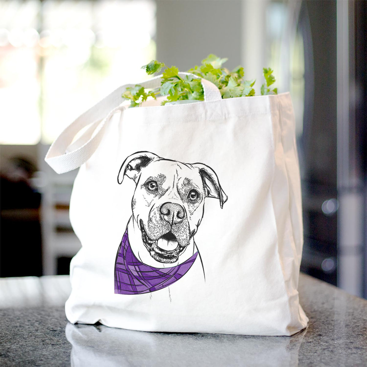Frankie Tankie the Boxer Mix - Tote Bag