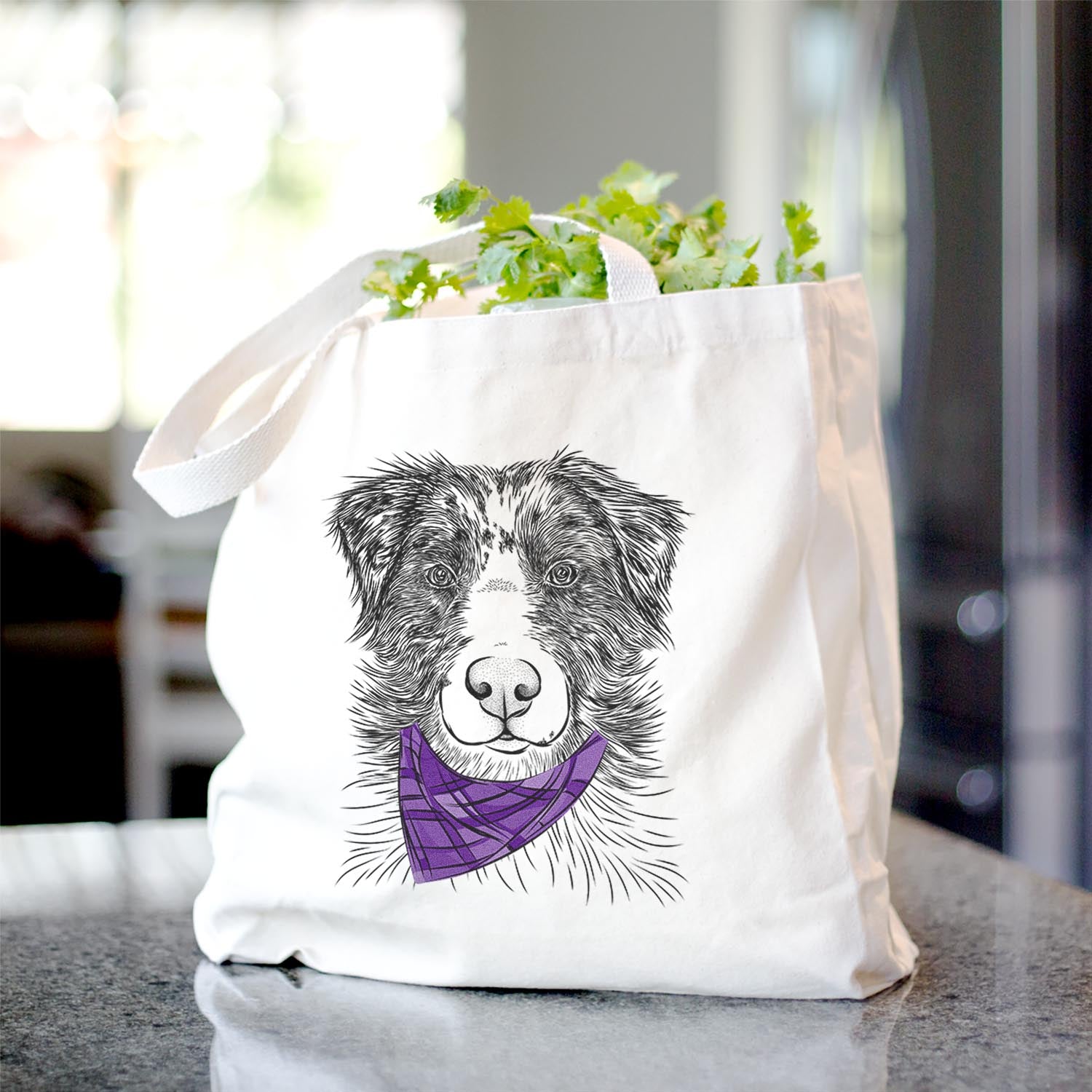 Gram the Australian Shepherd - Tote Bag