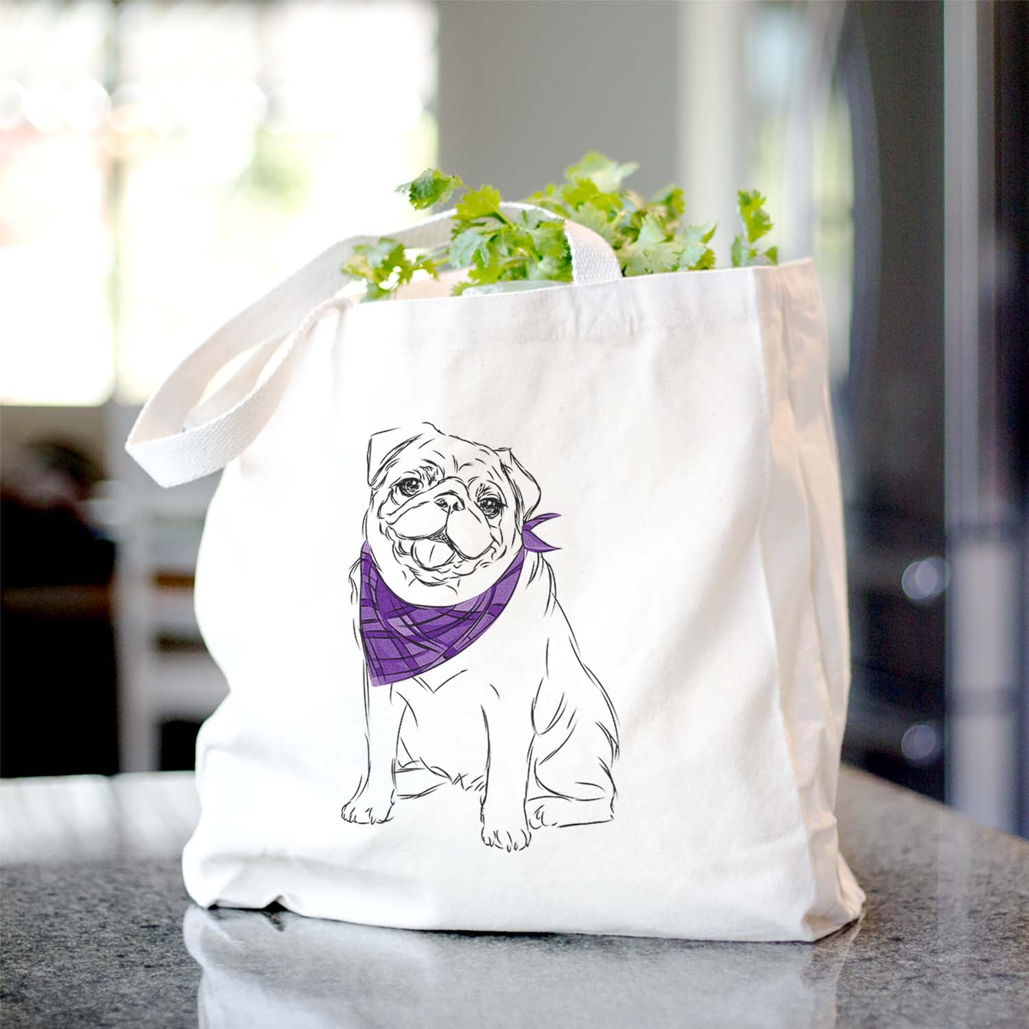 Higgins the Pug - Tote Bag