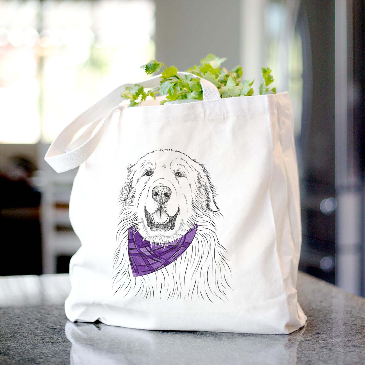 Horton the Great Pyrenees - Tote Bag