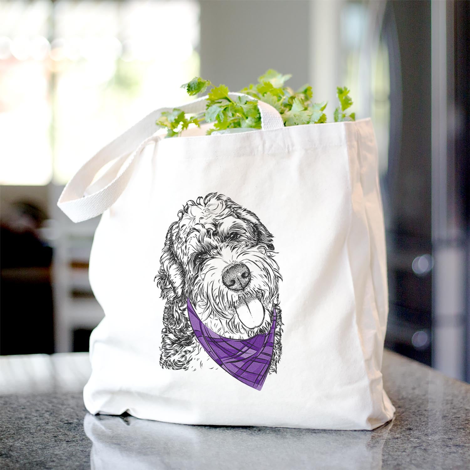 Kaci the Bernedoodle - Tote Bag