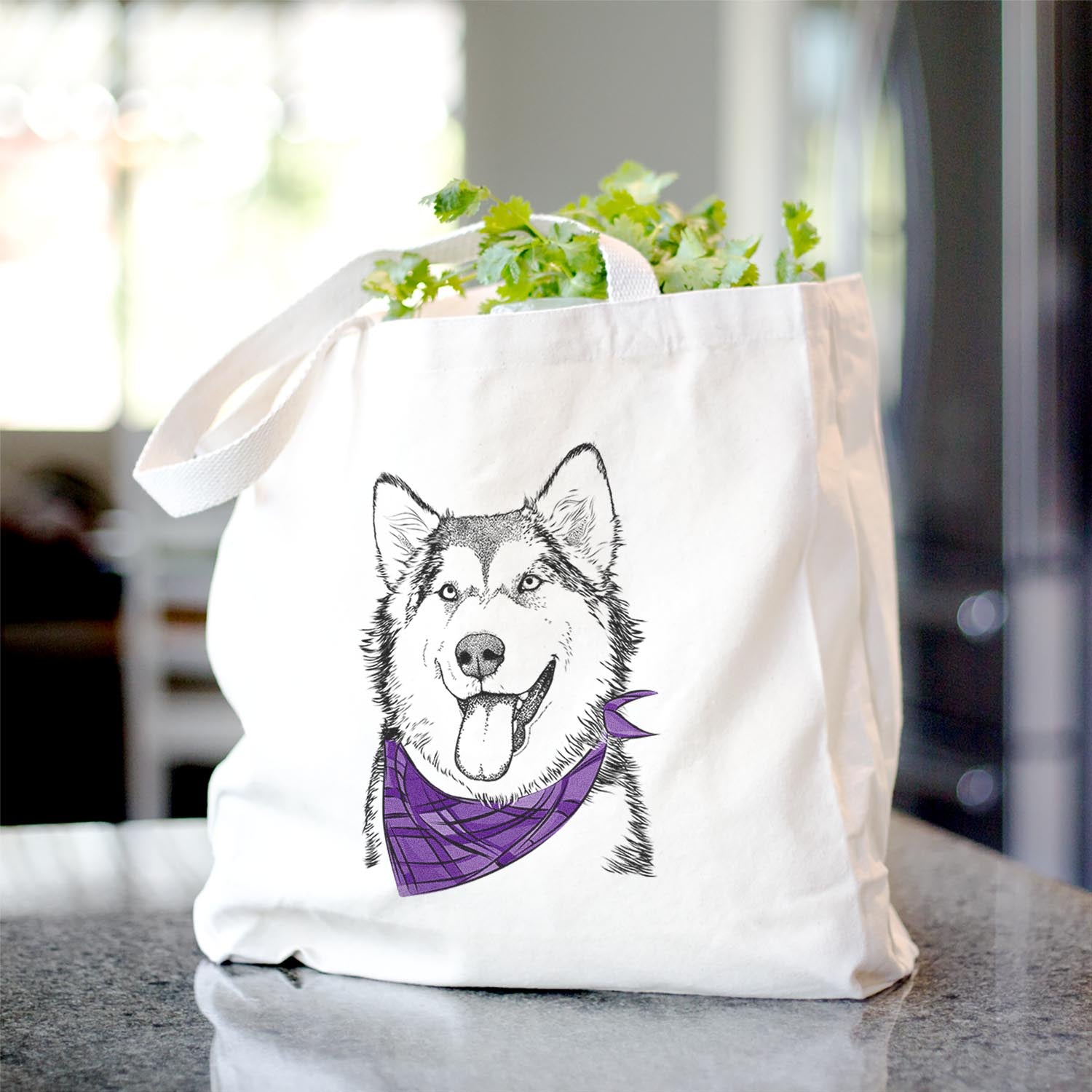 Kaskae the Malamute - Tote Bag