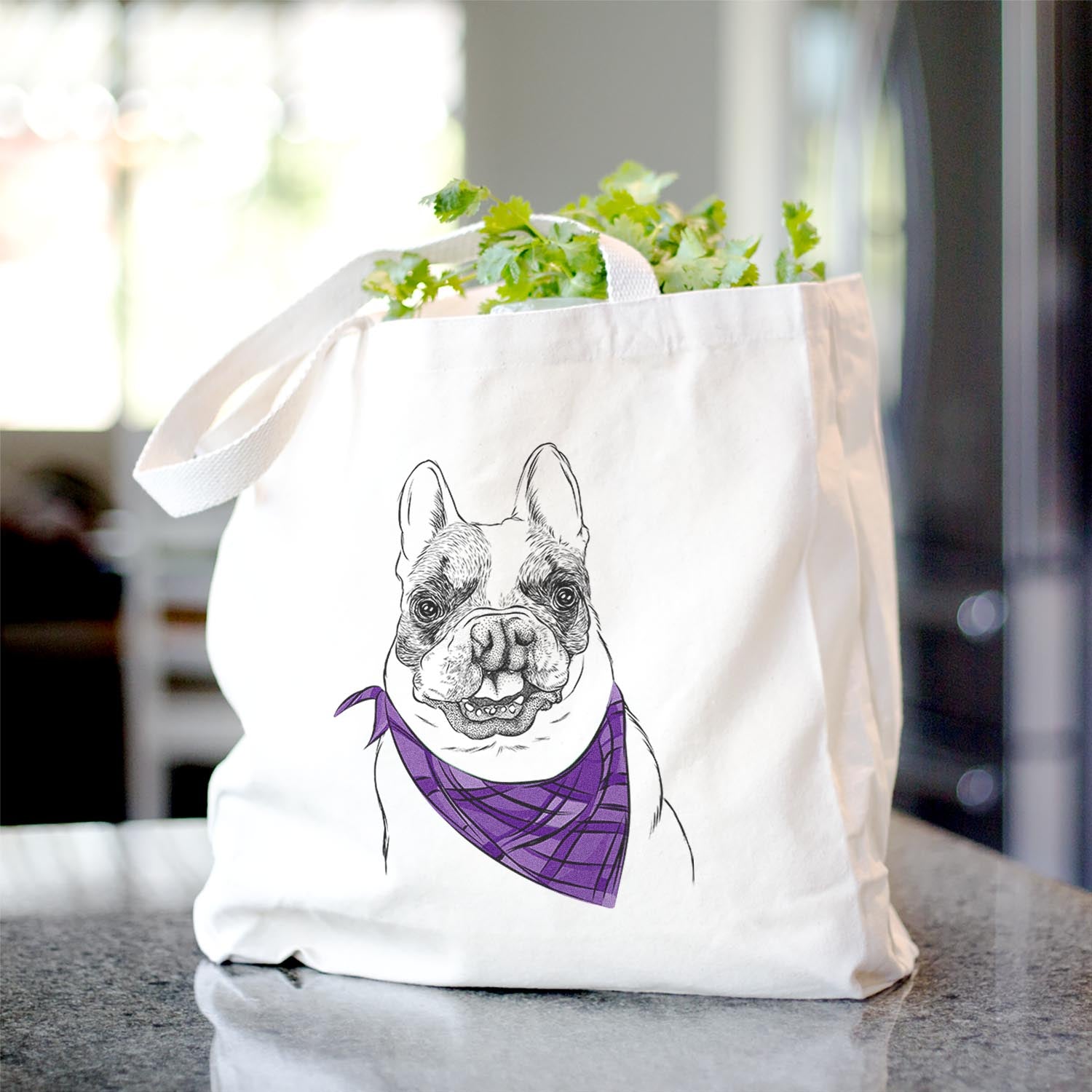 Lentil the French Bulldog - Tote Bag