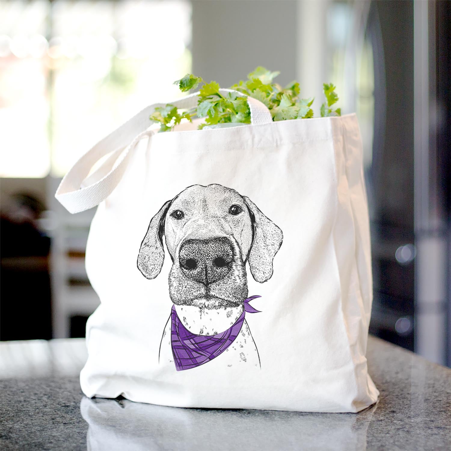 Leroy the German Shorthaired Pointer - Tote Bag