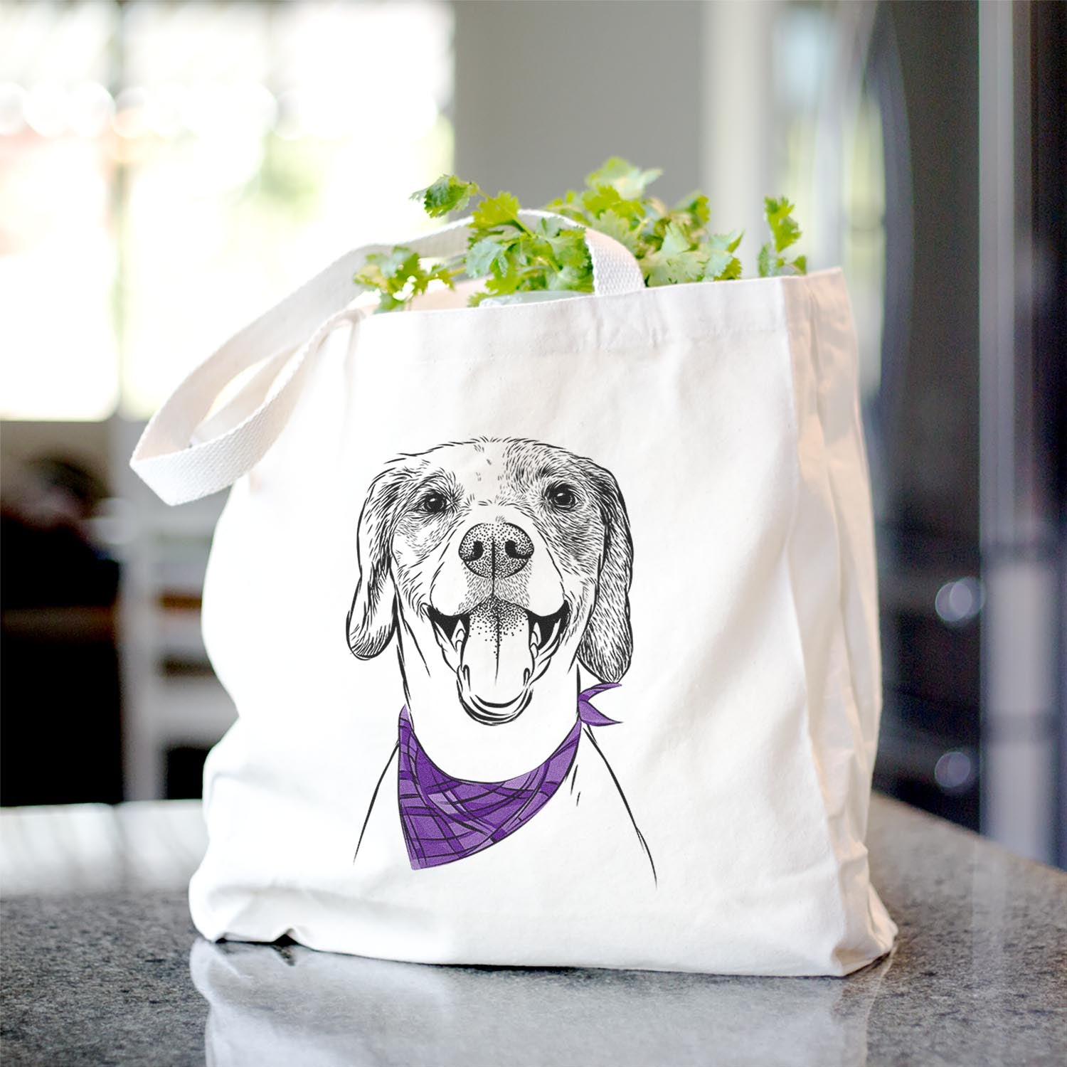 Obi the Beagle Mix - Tote Bag