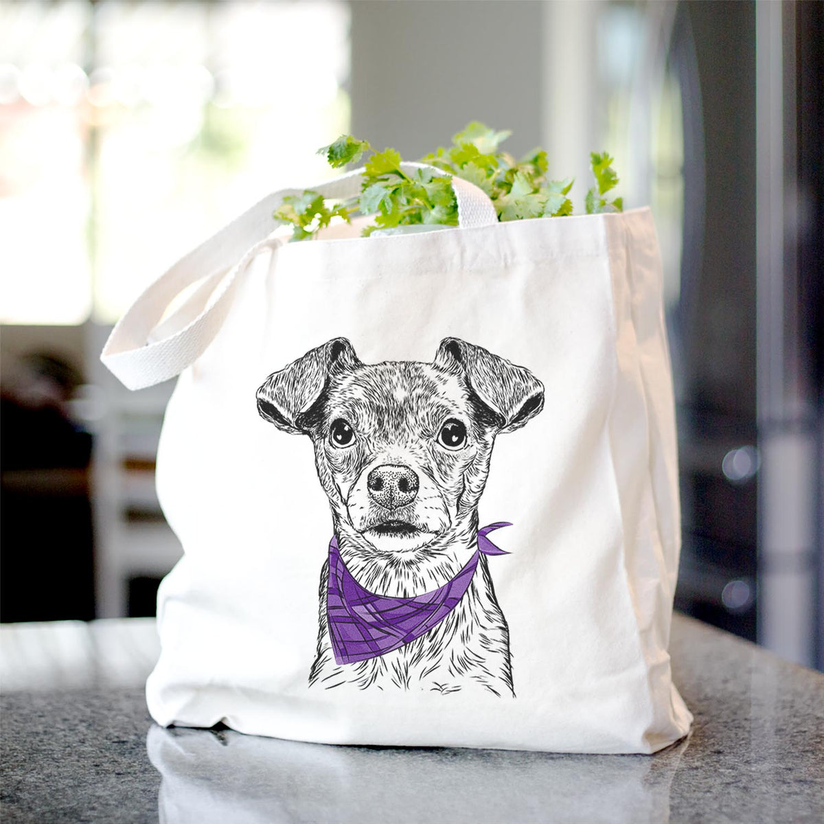 Olive the Mixed Breed - Tote Bag