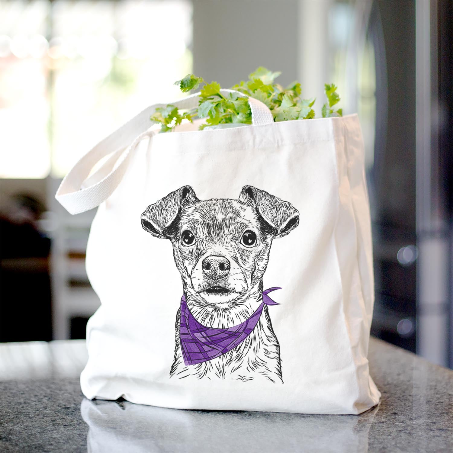 Olive the Mixed Breed - Tote Bag