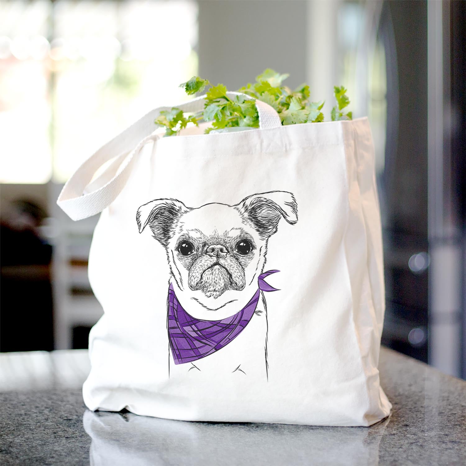 Petit Penny the Brussels Griffon - Tote Bag