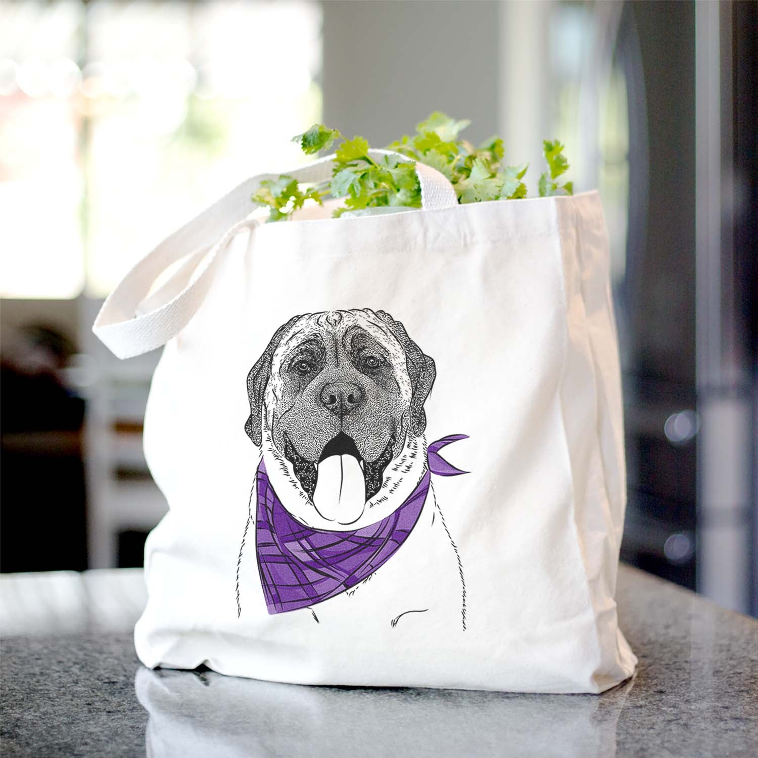 Remmie the English Mastiff - Tote Bag