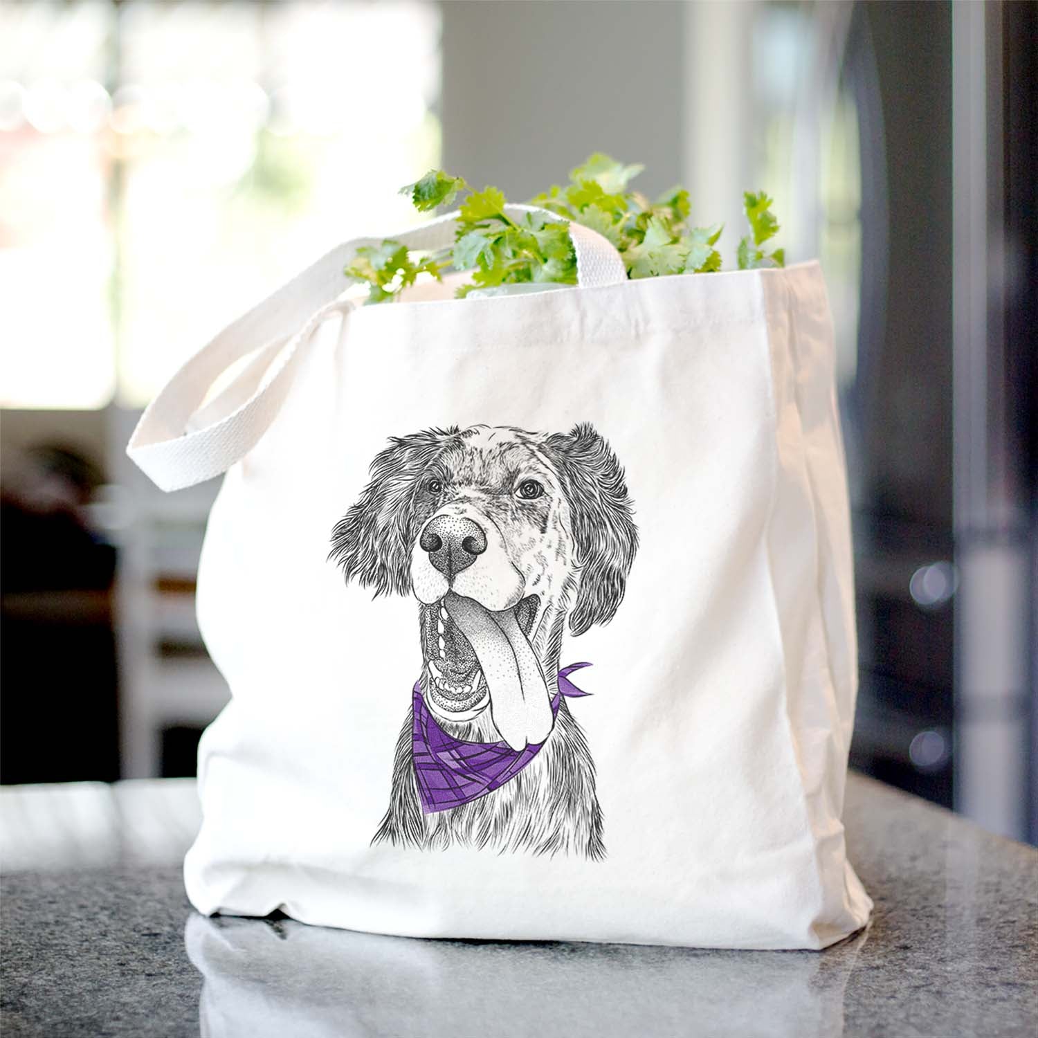 Renly the English Setter - Tote Bag