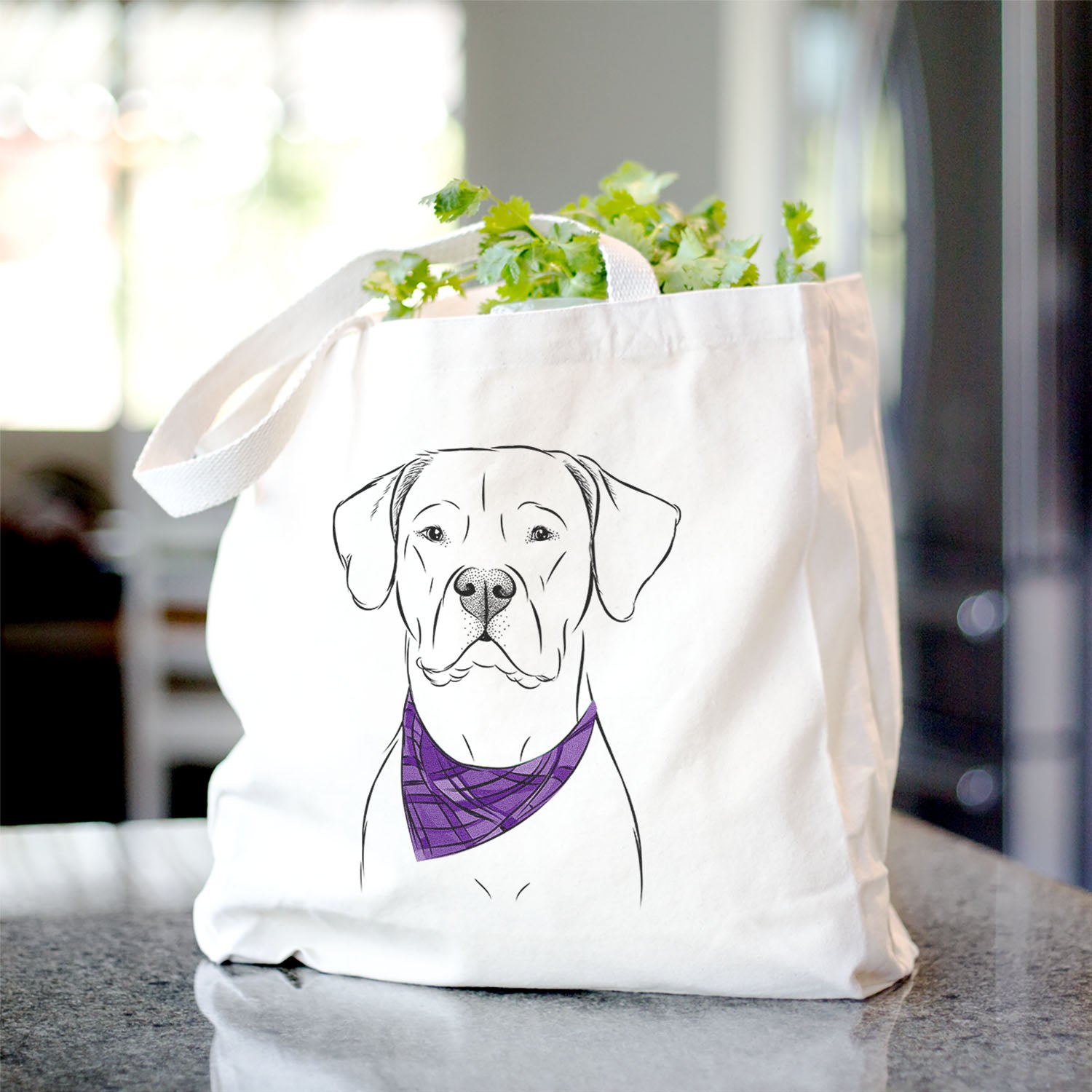 Rufio the Dogo Argentino - Tote Bag